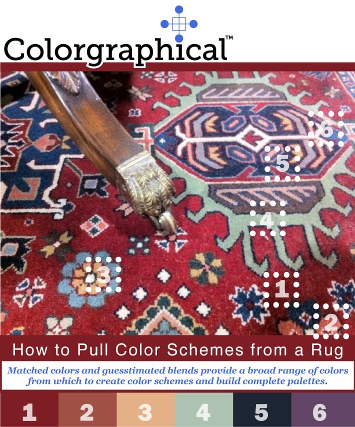 The Color Blog Pull Colors From A Rug Button