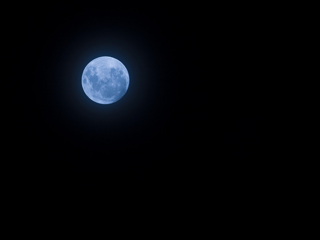 Once in a blue moon