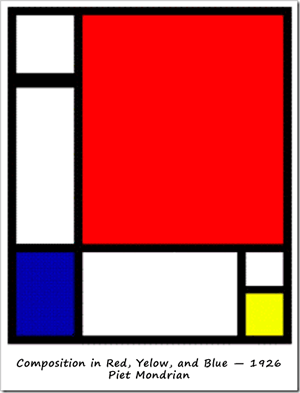 Piet Mondrian Artwork - Link to Source for Quote and Image