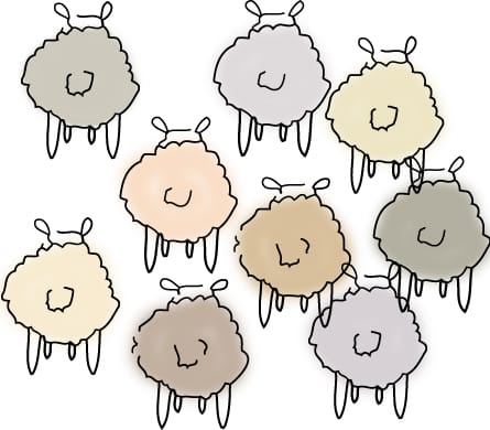 Beige-sheep