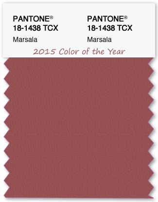 Should you stop talking about Pantone's Color of the Year, Marsala? Pantone Marsala COY-2015