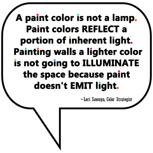 quote from Lori Sawaya, Color Expert