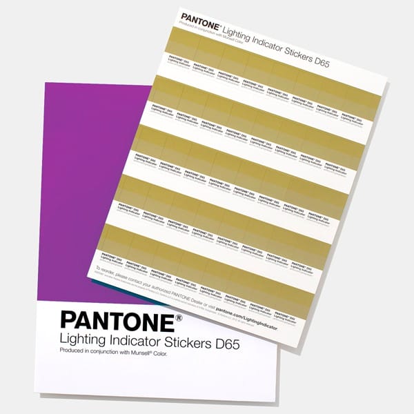 Pantone Light Indicator Stickers D65