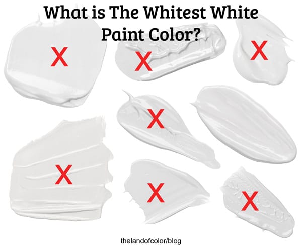 What is the Whitest White Paint Color Blog Post