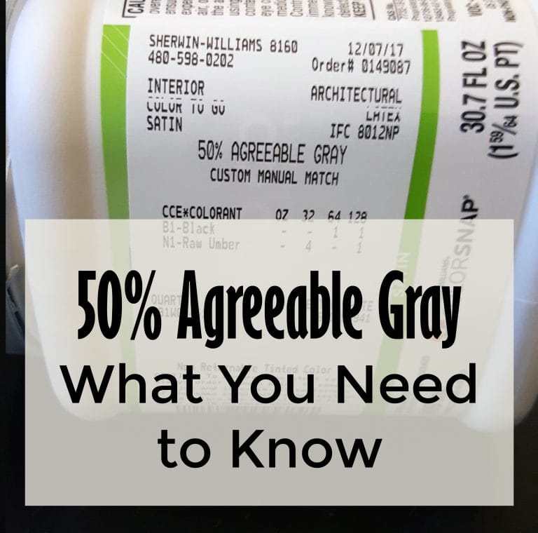 Agreeable Gray Cut 50%