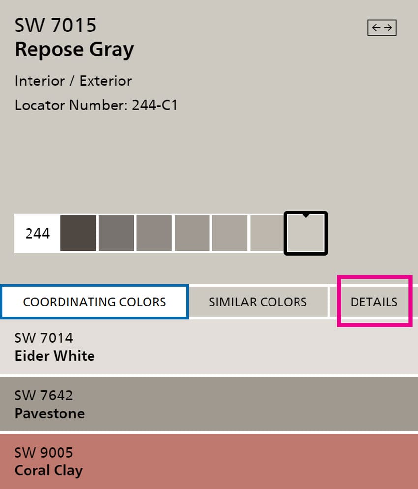 Sherwin Williams Repose-Gray