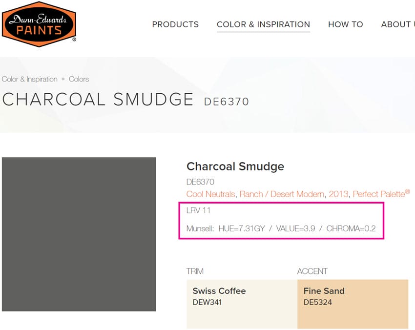 Dunn Edwards Color Notation