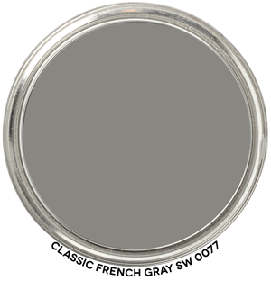 Classic French Gray 0077 by Sherwin-Williams Paint Blob Classic French Gray SW 0077