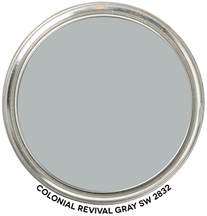 Paint Blob Colonial Revival Gray SW 2832