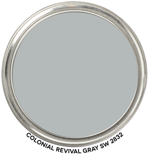 Paint Blob Colonial Revival Gray SW 2832