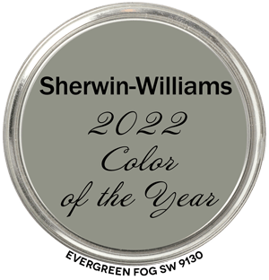 Paint Blob Evergreen Fog SW 9130 COTY