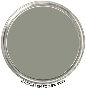 Paint Blob Evergreen Fog SW 9130