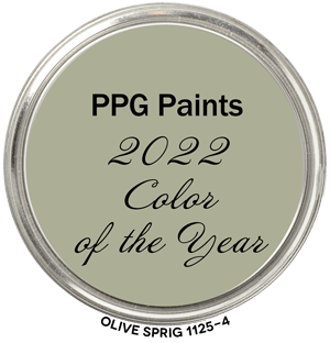 Paint Blob Olive Sprig 1125 4 PPG COTY