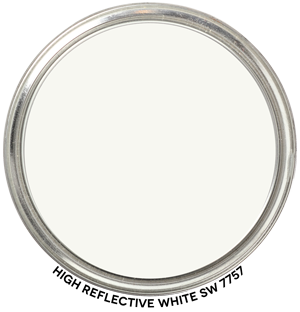 High Reflective White SW 7757 Paint Blob