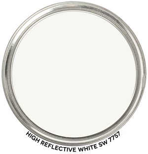 High Reflective White SW 7757 Paint Blob