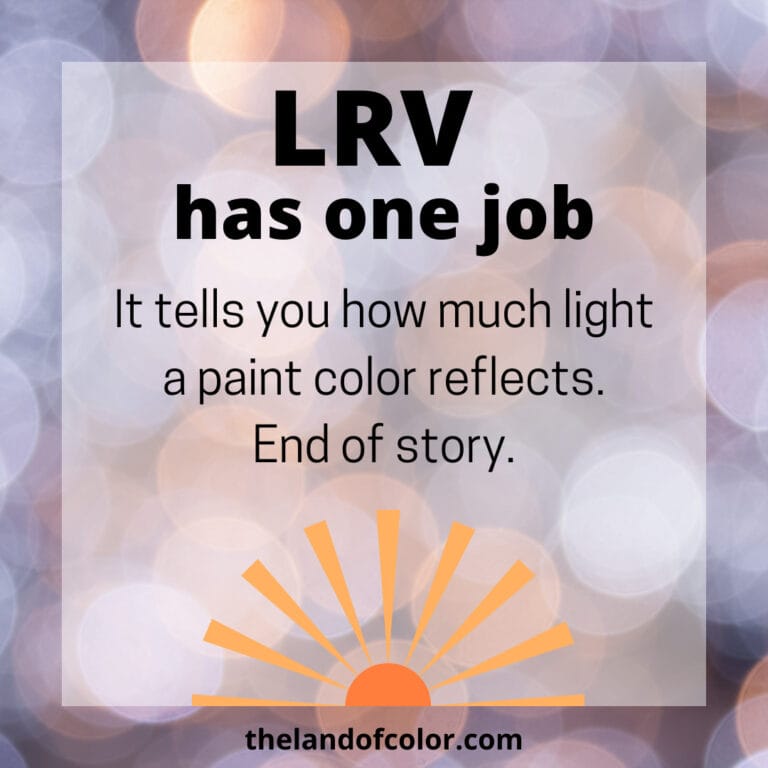 The Color Blog LRV for Paint Colors