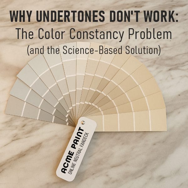 Why Undertones Don't Work: The Color Constancy Problem (and the Science-Based Solution)