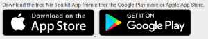 App Store and Google Play logos